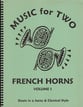Music for Two French Horns cover